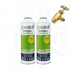 Pack Ahorro X2 D2 Gasica 226gr + Llave - Sustituto ecológico R134a/R12